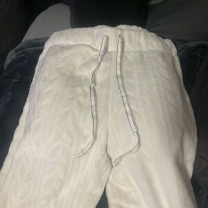 Joyspun white bed pants.